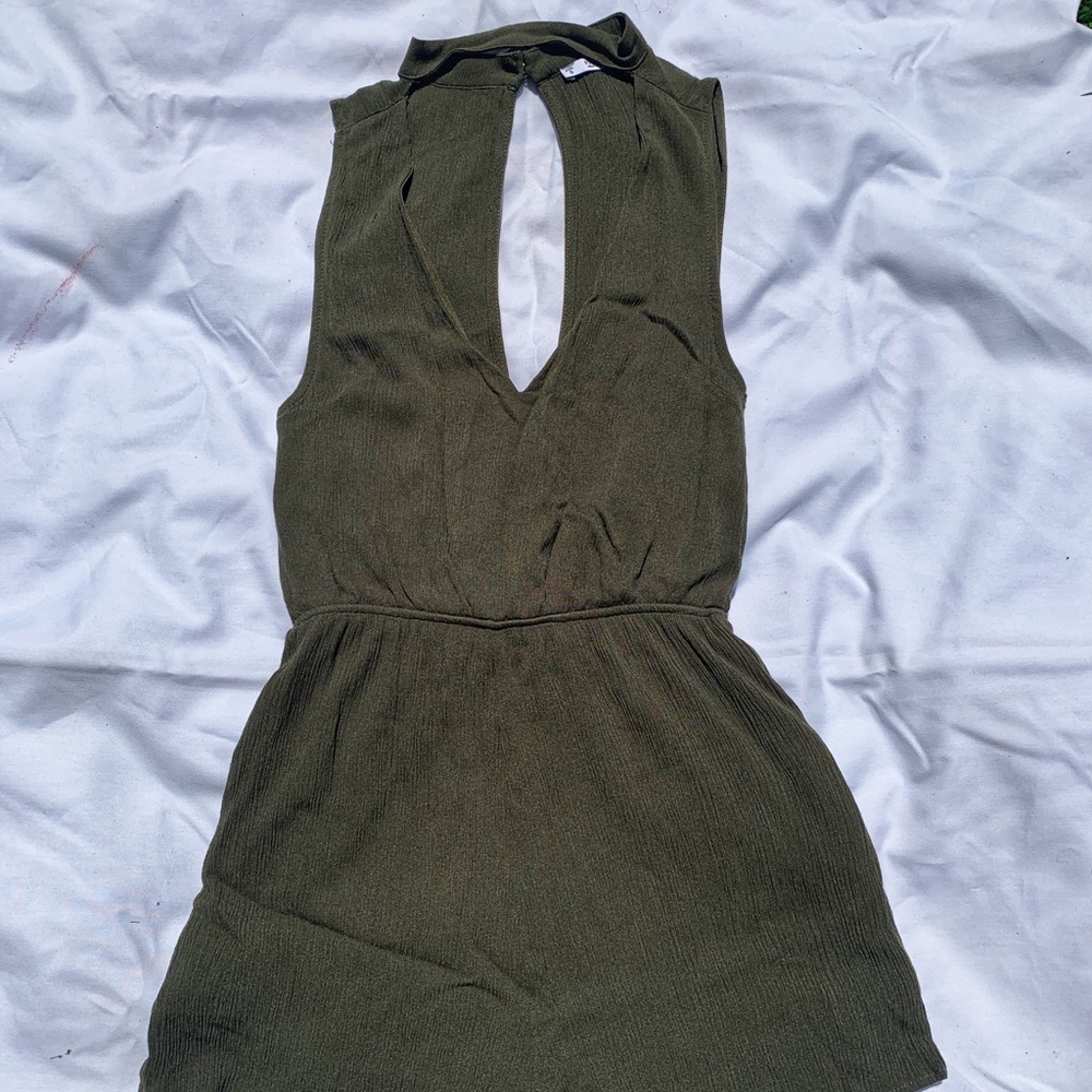 Green Pull & Bear Romper